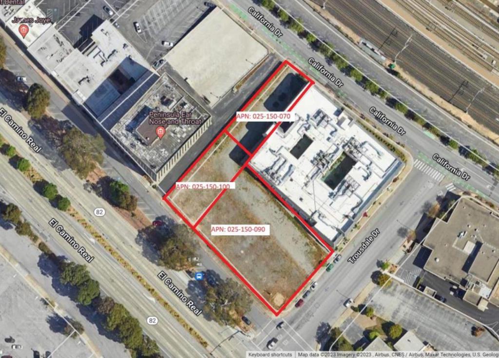 Outstanding Corner Development Opportunity in Prime Burlingame Location! Rare chance to acquire three contiguous legal parcels totaling approx. 0.9 acres of vacant land on a prominent corner along El Camino Realone of Burlingame's most traveled corridors. This high-visibility site is directly across from Mills-Peninsula Medical Center and Burlingame Plaza (home to Starbucks, Lunardi's, CVS, and more), placing it at the heart of a thriving, amenity-rich area. Just minutes from the Millbrae Intermodal Station, SFO, and major highways, the location offers seamless connectivity for both local and regional access. Zoned for commercial, residential, multi-family, or mixed-use development, this blank canvas presents an unparalleled opportunity for developers and investors to bring a visionary project to life in one of the Peninsulas most dynamic markets. Corner exposure, excellent foot and vehicle traffic, and proximity to major employment hubs make this site ideal for medical, retail, hospitality, or high-density housing. Capitalize on strong demographics, prime frontage, and a high-demand locationthis is a rare development gem with limitless potential.