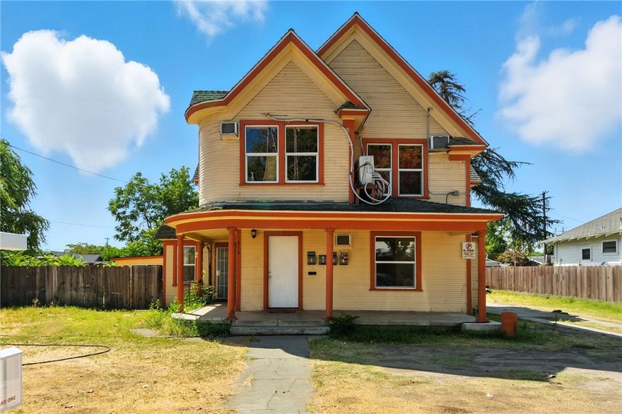 Welcome to 312 W Main Street, Turlock A Turnkey Multi-Unit Investment with Endless Potential! This exceptional property features four updated units situated on a generous 13,721 sq. ft. lot, offering excellent income potential and flexible use options. Property Breakdown: Unit 1: Spacious 4 bedrooms, 3 bathrooms, approx. 1,880 sq. ft. Unit 2: 2 bedrooms, 2 bathrooms | Approx. 682 sq. ft. Unit 3: 2 bedrooms, 2 bathrooms | Approx. 740 sq. ft. Unit 4 (Detached): 1 bedroom, 1 bathroom | Approx. 551 sq. ft. Property Highlights: All units updated in 2019 Individual laundry hookups in each unit Separate gas & electric meters for each unit Ample parking for all tenants-Large detached shop in the back ideal for storage, workspace, or potential conversion (buyer to verify) Alley access. Spacious 13,721 sq. ft. lot offers room for possible expansion or ADU (buyer to verify). Located near downtown Turlock, shopping, schools, and easy freeway access, this property is a rare find with strong rental appeal.