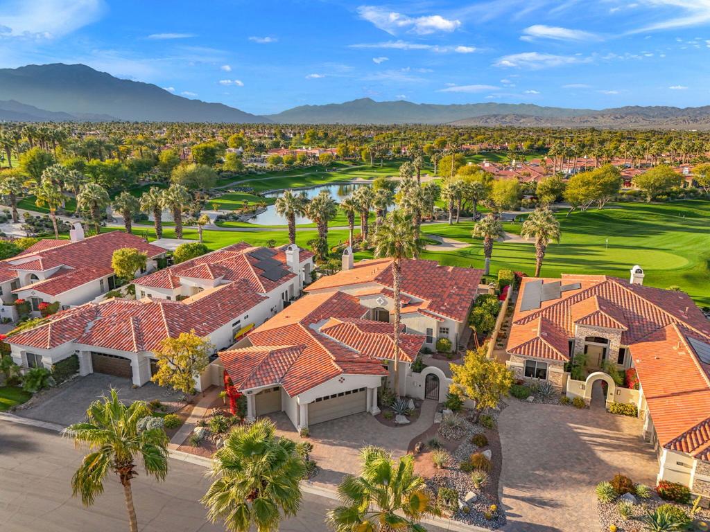 Available only November and December 2025. Leased for 2026 season. Experience luxury living in Palm Desert's exclusive Indian Ridge in the epitome of desert living in this stunning and completely remodeled Ocotillo 3 floor plan. This exquisite 3,513 sq ft home boasts 3 beds and 3.5 baths, on a beautiful large lot with sprawling views in every direction, overlooking the 16th hole on the Arroyo course, offering stunning sunset and water vistas. Step into an oasis of outdoor living with a built-in BBQ and heated spool, where relaxation and recreation merge seamlessly. Reserve now for the ultimate desert escape! Landlord pays monthly HOA dues includes cable and wifi.