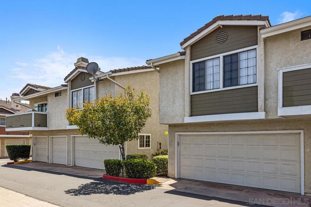 This rarely available 3-bedroom, 2-bathroom townhome in the quiet and well-maintained Magnolia Lakes community offers approximately 1,270 square feet of comfortable living space and a hard-to-find 2-car attached garage. The open floor plan creates a spacious, connected feel between the living, dining, and kitchen areas, while the private patio offers a peaceful outdoor space to relax or entertain. The kitchen features warm wooden cabinets, an eat-in dining area, providing both charm and practicality. With generous storage throughout and a smart, functional layout, this home is ready for its next owner’s personal touch. Upstairs, the spacious primary bedroom offers vaulted ceilings and en-suite bathroom bathtub/shower, and some thoughtful updates that enhance both comfort and style. Two additional bedrooms and a full hall bathroom round out the upper level, offering flexibility for guests, family, or a home office. Ideally located in the heart of Santee and walking distance to Walker Preserve, this townhome combines comfort, potential, and a desirable location—an excellent opportunity for those looking to make a home their own in a peaceful, well-cared-for community.