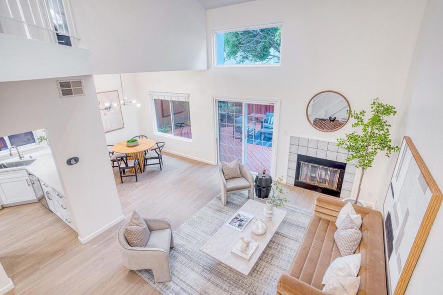 Welcome to this beautifully newly upgraded 3BD/2.5BA single-family home in the highly desirable Forest Park neighborhood of Ardenwood, a quiet and family-friendly community with top schools  Forest Park Elementary, Thornton Junior, and American High. Soaring ceilings and a skylight bathe the living room in natural light, while each bedroom also enjoys its own vaulted design, creating an airy and open atmosphere throughout. The home showcases a fully remodeled kitchen with sleek contemporary finishes, new cabinets, quartz countertops, and stylish high backsplashes. Additional upgrades include updated bathrooms, brand-new flooring on the first floor, plush carpet upstairs, stylish lighting throughout, new interior paint ,etc., truly move-in ready. The primary suite offers a serene retreat with a spa-like ensuite, dual sinks, soaking tub, and separate shower. Step out to the private backyard deck  perfect for morning coffee, yoga, or weekend barbecues. Built-in garage cabinets provide ample storage. Conveniently located near Ranch 99, Pacific Commons, Fremont Hub, Ardenwood Historic Farm, Coyote Hills Regional Park, and major highways 880 and 84, with easy access to major tech companies such as Meta and Tesla. A must-see home combining function, style, and convenience!