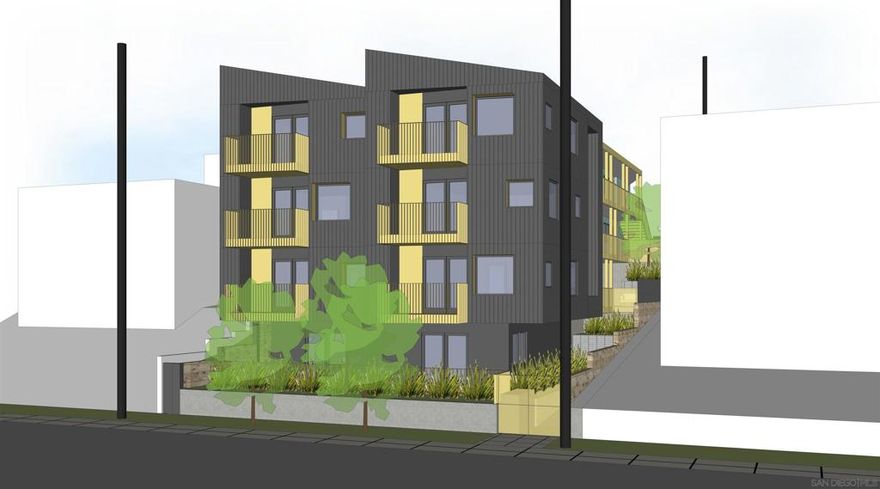 Rare, shovel-ready/fully-approved (with permits paid) coastal development opportunity located in the Point Loma Neighborhood of San Diego bordering Ocean Beach. Situated on a 6,255sf lot, this project is fully entitled for a four-story 16-unit apartment (8,746 sf) complex.   The following permits have been pulled & paid for:  - Building - Grading - Retaining Wall - Fire Sprinkler & Alarm - Right-of-Way (ROW).  Approved Unit Mix:    (2) 2Bdrm/1Bath, 806sf   (6) 1Bdrm/1Bath, 604sf (Includes 2 Affordable Units, 80% AMI)   (8) 1Bdrm/1Bath, 417sf-504sf (Visitor Accommodation Units, Allows for Hospitality-Type Lodging, Short-Term Rentals).