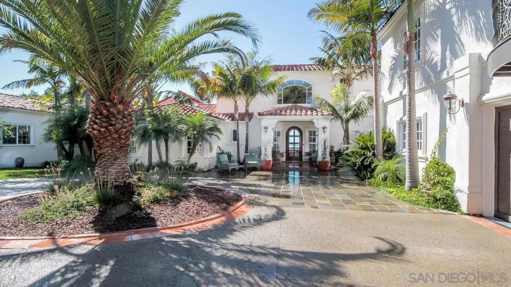 MARvelous Views and reminiscent of the large mansions of Great Gatsby era or old Hollywood, you may never want to leave this La Jolla gem. You'll enjoy its amazing resort feel, but with much more privacy within its gated and secluded 1.5-acre grounds with unobstructed views of the Pacific and refreshing ocean breezes. Located next to the golf course of the La Jolla Country Club and within walking distance to La Jolla Village. Dazzling Views. Fully furnished as well. 7 bedrooms, 6 1/2 baths approx 8,000 sq ft. 7th bedroom is a charming ocean view attached guesthouse. Available starting September 2025 for 6 to 12 monthly. Price Improvement $39,500 per mo. Owner maintains the pool & all gardening. Pets allowed on owner's approval.
