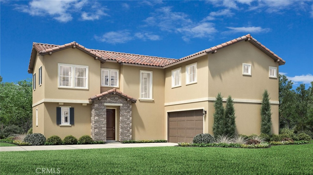 The Lyda's beautiful open-concept two-story floor plan creates the ideal atmosphere for your dream lifestyle. An airy two-story foyer flows into the expansive great room and casual dining area, with views to the beautiful luxury outdoor living space. Defining the well-appointed kitchen are a large center island with breakfast bar, plenty of counter and cabinet space, and a sizable walk-in pantry. The stunning primary bedroom suite is complete with an elegant coffered ceiling, a spacious walk-in closet, and an alluring primary bath with a dual-sink vanity, a large soaking tub, a luxe shower, and a private water closet. Secondary bedrooms with roomy closets share a hall bath with a separate dual-sink vanity area. Additional highlights include a sizable loft, easily accessible second-floor laundry, a versatile first-floor bedroom with a closet and shared hall bath, and plenty of additional storage. Solar System included. Estimate delivery time is Spring 2026.