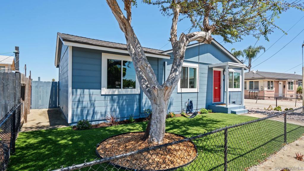 Incredible Opportunity in Central Linda Vista – Fully Renovated & Income-Generating! This property includes 1 primary home with 2 ADUs. It offers zero deferred maintenance and instant help offsetting monthly mortgage payments with one of the units already generating income. These 3 fully renovated units sit on a sprawling 12,300 sq. ft. lot with 12 dedicated parking spaces, sweeping canyon views, and development potential for up to 6 additional ADUs. The front home offers 3 bedrooms and 2 bathrooms. The back ADUs, identical to each other, consist of 2 bedrooms and 1.5 bathrooms each and are connected by a shared wall. The units are separated by a vast, flat piece of land, ensuring privacy for all. The identical back units enjoy a serene canyon view and private patios, while the front home boasts a newly landscaped yard and quiet street frontage. One of the 2-bedroom units recently leased immediately at above-market rent, showcasing strong demand and helping to offset monthly mortgage payments. This property is turnkey with zero deferred maintenance—ready to generate income on day one or serve as a low-maintenance owner-occupied investment.