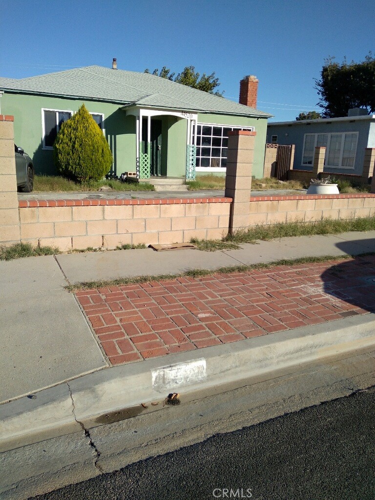 44520 Date Ave is a 2 Bd 1 Ba. & very large Bonus room in House w/fireplace Tenant owns wash/dryer/ has laundry hook ups. current Rent $2,351mo. The Rear Bldg. (2) 1 bd-1ba units) 44518 Date Ave. rent is $1,450 mo and 44522 Date Ave. $790 mo to mo leases, with capped off laundry hookups in rear building only. Nice Lot (for tenants use) behind house separates second building. All Tenants are on mo to mo leases. 2 Parking spaces (is in rear attached parking carport structure for 1 bd units) and in front house has 2 plus. Buyer responsible to verify any/all information. Do not disturb tenants please. Front house built 1950 Rear Two Units rear building built in 1957.