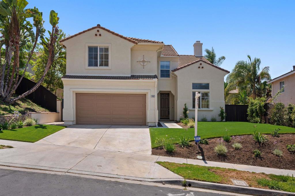 SPACIOUS OTAY RANCH HOME ON RARE OVERSIZED LOT- ENDLESS POSSIBILITIES! Discover this highly desirable 4-bedroom, 2.5-bath home with 2,450 sq. ft. of living space, perfectly situated on a private cul-de-sac in the sought-after master planned community of Otay Ranch. With a flexible floor plan, the downstairs bonus room can serve as a 5th bedroom, guest suite, home office, or den- tailored to fit your lifestyle. Built in 2000, this home boasts premium upgrades including gleaming hardwood floors throughout the main level, plush carpeting upstairs, plantation shutters, high ceilings, a walk-in pantry, and elegant stained-glass windows. Enjoy the convenience of an attached 2-car garage and the energy savings of leased solar panels and Tesla Power Wall for electric car charging. Sitting on a rare 10,348 sq.ft. lot, this property offers unmatched outdoor potential-entertain on a grand scale, design your dream garden, or add a pool, pickleball court, or outdoor kitchen. The possibilities are endless. Located in the award winning Heritage Elementary, Rancho Del Rey Middle, and Otay Ranch High School zones, the home also offers access to community pools, parks, and a recreation center. Heritage Park and Harvest Park are just around the corner, while shops, restaurants, schools, and scenic walking/biking trails are all within walking distance. Enjoy quick access to the 805 and 125 freeways, Rapid 225 MTS Bus Route, and Sharp Reese-Stealy Medical Center. This is a rare opportunity to own one of Otay Ranch's most versatile and spacious homes- schedule your showing today!