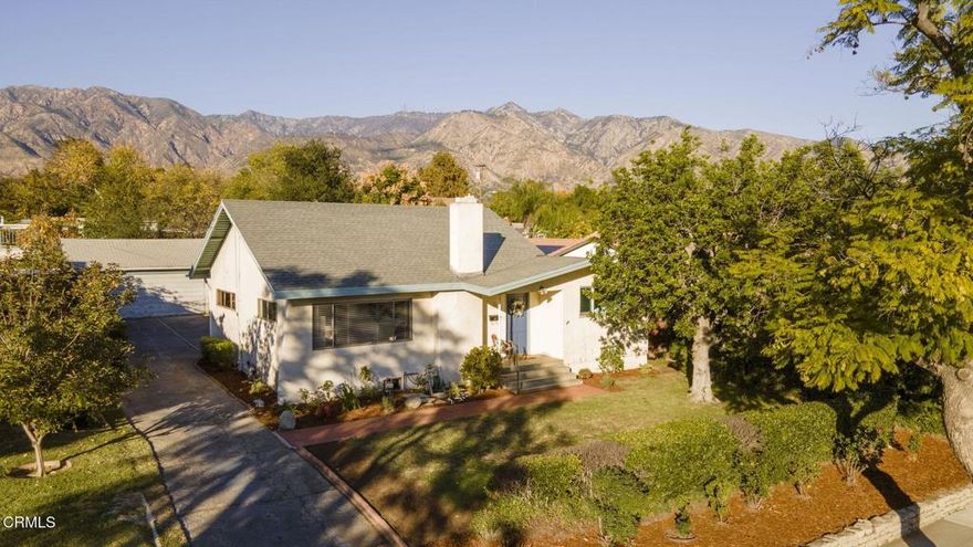 If you value charm and potential - this property offers it all!  Nestled on one of the most iconic Pasadena streets, lined with beautiful Jacaranda trees and vintage multi-million dollar character homes, 1995 Paloma Street is an opportunity you don't want to miss.  While most of the homes in the neighborhood have been lovingly maintained and remodeled, this property stands out for its generous lot size offering a rare expanse of land that creates tremendous upside potential for renovation and expansion.  The home's NE Pasadena location is ideal - just blocks from the growing enclave of independent shops and restaurants in East Washington Village, the open green spaces at Victory Park, the Saturday Farmers' Market, convenient shopping in Hastings Ranch, the neighborhood Metro stop, Alice's Dog Park, the Roseway bike path, and the annual Rose Parade.The property has been home to the same family for over 52 years, and it is now time to hand it off to a new buyer who is ready to reimagine the property and bring it to its full potential.  Its original condition is part of its appeal, especially for buyers or investors seeking a blank canvas. With a 3 bedroom/2 bath floor plan, the home provides a solid foundation that could be reimagined into a contemporary family home or a restored classic bungalow.  The quarter acre lot, long driveway, detached garage, and alley access means that plans for expansion, whether adding square footage, outdoor amenities, or even an ADU, could make this property a rare value in the neighborhood.At the front of the home, a welcoming living room with its classic fireplace sets the tone, but it's the expansive great room at the back of the home that truly defines the property.  Designed with a distinctly mid-century sensibility, this warm, wood-wrapped space features vaulted ceilings, a dramatic floor-to-ceiling brick fireplace & elevated hearth, and large north-facing windows that invite in a steady, gentle light throughout the day.  The open layout seamlessly blends the kitchen, dining area, and family room, creating a fabulous space for everyday living and entertaining with your friends and family.  Glass doors spill out to a patio, which overlooks the rear yard and its this indoor-outdoor connection that beautifully anchors the heart of the home.This home is truly a rare offering so don't miss this opportunity to make it 'Where Your Home Happens.'