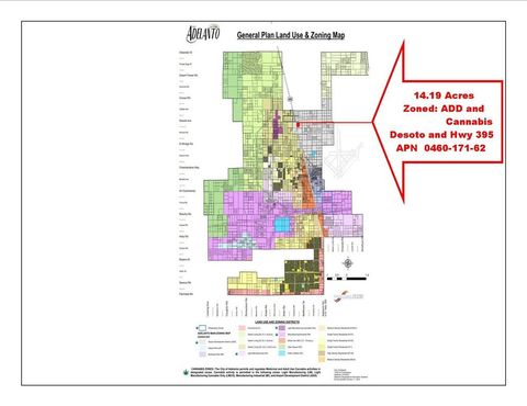 Photo of 0 Desoto & Hwy 395 - 14.19ac, Adelanto, CA 92301 (MLS # TR25244436)
