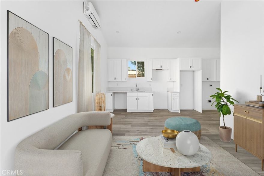 Step into one of the grandest JADUs you’ll ever see! A brand-new construction masterpiece combining luxury, privacy, and modern design. Featuring 9-foot ceilings with vaulted peaks soaring up to 13 feet, this light-filled home feels spacious and serene. Inside, enjoy brand-new flooring, beautiful white countertops, and sleek modern finishes that make every detail shine. The layout is airy and inviting, with natural sunlight pouring in from every angle. A private entrance ensures exceptional privacy, making this the perfect retreat for students or couples seeking both comfort and convenience.



Located near CSUN, Northridge Fashion Center, Porter Ranch, Chatsworth, Granada Hills, and Woodland Hills, this home offers quick access to shops, dining, and major freeways, all while tucked away on an expansive lot that feels peaceful and exclusive. Be the first to call this brand-new home yours!