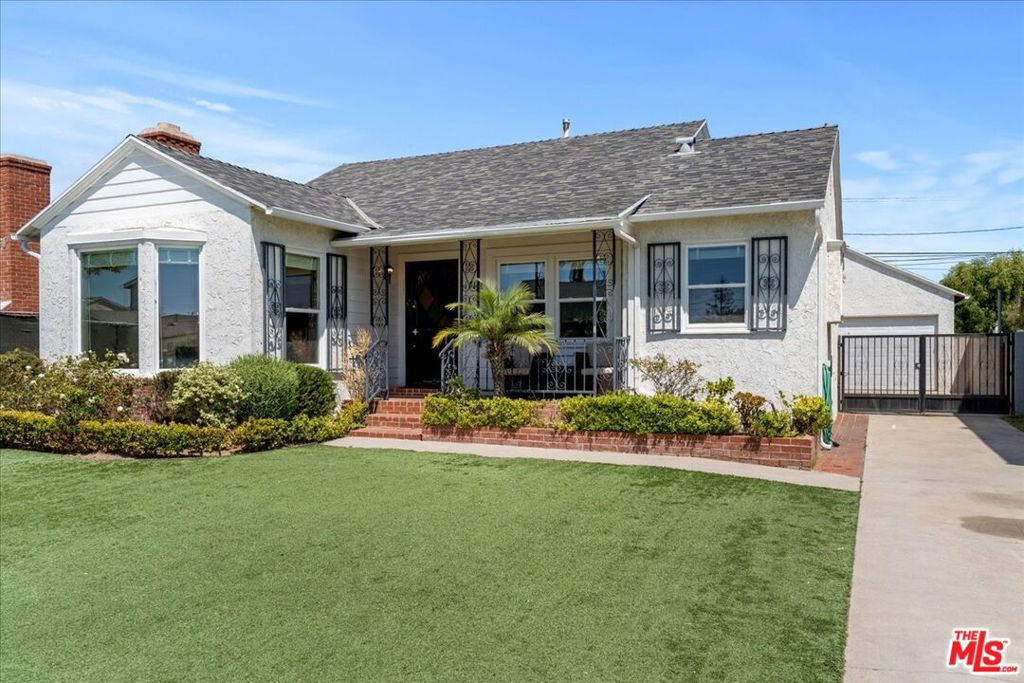 Opportunity awaits in the heart of the highly sought-after and welcoming Kentwood neighborhood. This charming 3-bedroom, 1-bathroom single-family home sits on a generous 6,188 SF flat lot. Step inside and enjoy this original Westchester home, including hardwood floors, a cozy wood-burning fireplace, and plenty of natural light throughout. The detached 2-car garage offers great potential for an ADU conversion, while the spacious backyard is ideal for entertaining and growing your garden oasis. Just three blocks from LMU and minutes from Playa Del Rey, Playa Vista, Marina Del Rey, and Venice Beach. Great neighborhood schools, within walking distance. Feel the ocean breeze with the beach only 10 minutes away. Whether you are planning to settle in now and expand later, or start fresh with your dream home design, this property offers endless possibilities.