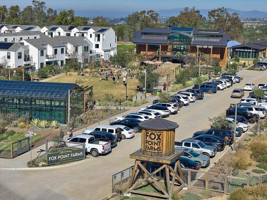 Fox Point Farms stands as a charming blueprint for future communities, showcasing thoughtfully designed homes, regenerative landscapes, and a lifestyle centered on meaningful connections, harmony with nature, and holistic well-being. Guided by the principle of enhancing overall quality of life, this community offers a serene retreat just minutes from the gorgeous beaches of Encinitas. Within this beautiful setting, you'll find a lovely 1-bedroom residence featuring an ensuite bathroom and a convenient powder room, perfectly situated near the inviting first-floor living area. The kitchen is a chef’s dream, equipped with an upgraded JennAir appliance package, including a 30" range and a stylish canopy hood, complemented by a 36" counter-depth French door refrigerator. Elegant shaker cabinetry with roll-out shelves and soft-close hinges adds both charm and practicality. Water is essential, and the home offers reverse osmosis and soft-purified water, complemented by a paid solar system for energy efficiency. The space feels fresh, clean, and completely relaxing, inviting you to unwind and enjoy every moment.