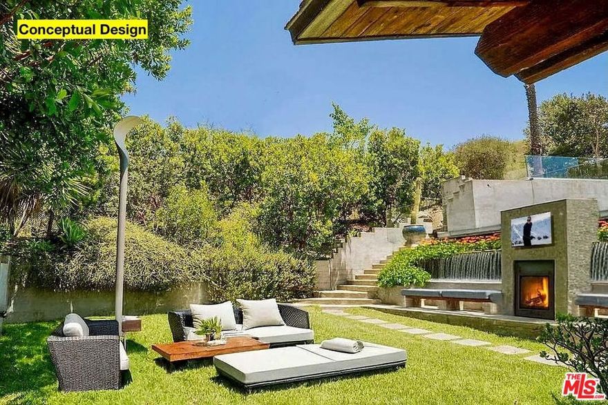 Exceptional Opportunity!  Irreplaceable 1970s architecture with soaring beamed ceilings, stones, and scale no longer feasible today. Approx. 4,626 sq ft on a 20,900+ sq ft cul-de-sac lot with 4+ guest parking directly across. Quiet private road, panoramic mountain views, oversized pool yard, and tremendous upside potential to remodel or reimagine. A rare offering in Lynn Ranch with privacy, volume, and vision.