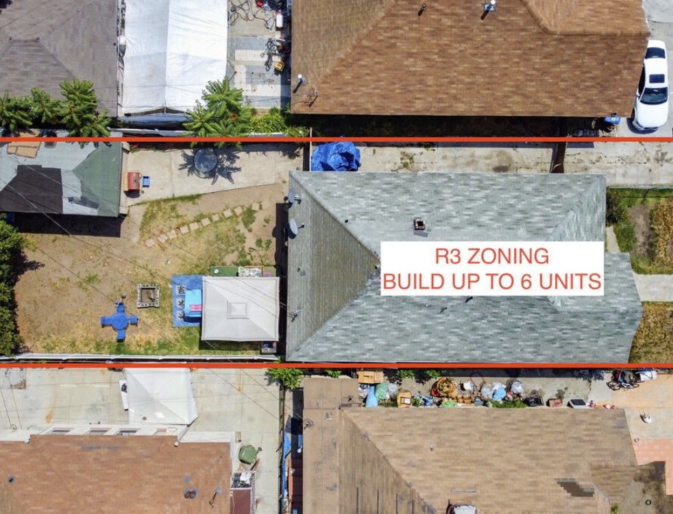 LAR3 Zoning on a 5,120 Lot 40 by 128 dimension Owner has submitted plans for 5+ units but no RTI yet