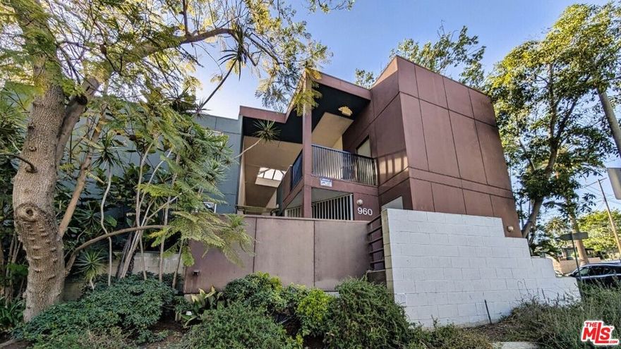 Furnished rental in Silver Lake - Sunset Junction area. Rental period 3 to 5 months max. Easy access to dining, coffee shops, farmers market and entertainment. Modern architectural design in a quaint 8-unit condo building with lush landscaping. Bedrooms are on opposite sides of the unit for privacy. Floor plan is ideal for work from home space or a roommate. Enjoy your morning coffee, dine al fresco on the private patio. Kitchen offers island seating, dishwasher and flat panel cabinets, with a green glass tile backsplash. Good-sized living room with garden and street views. The unit offers recessed lighting, central air and heat, plus wood floors. Walk in closets, community laundry. Well-behaved pets welcomed. Gated parking with two assigned tandem spaces. Available immediately.