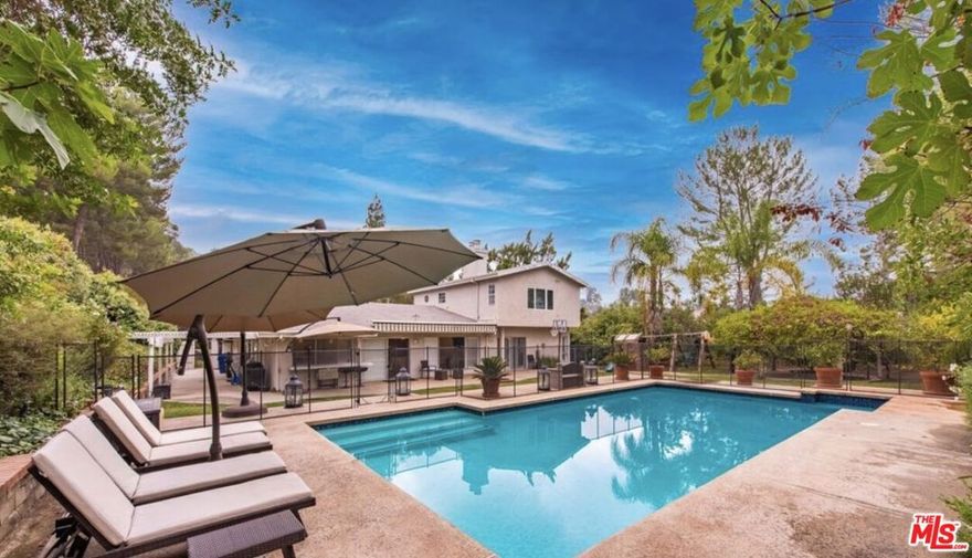 Welcome to this beautifully updated 4-bedroom, 4-bath upgraded home in the heart of Tarzana. This specious family house is designed for both comfort and Style, featuring an open floor plan with natural light, high ceilings, high-end appliances and thoughtful details throughout. The gourmet kitchen has great appliances, sleek cabinets and plenty of space ideal for cooking and entertaining. The home includes a convenient laundry room, modern bathrooms and a stunning master bedroom with an attached bathroom. Step outside to your private backyard with a beautiful pool and BBQ area perfect for family gatherings and California living. Lease for 12months and more and unfurnished, and freshly painted.