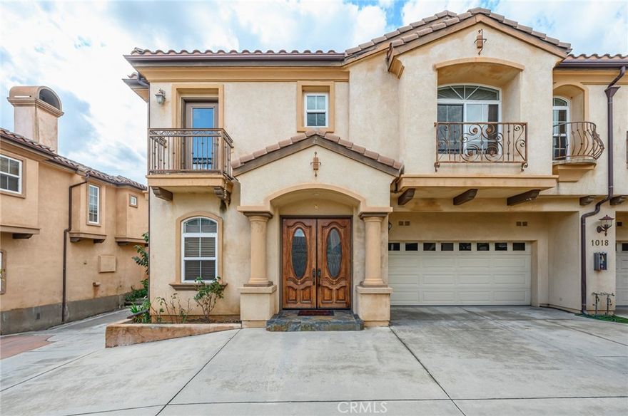 Deluxe Semi-detached custom built condo, with just one common wall, quietly situated at the back of a Gated Complex located in a highly desirable Arcadia neighborhood belonging to Awarding Winning Arcadia School District. The interior features with spacious and Excellent Floor Plan for Comfort and Relax, High Ceiling, Bright and Airy. Main Floor with spacious Living Room with Fireplace, Family Room and a full Bathroom. Large size Family Room adjacent to Dining area and Kitchen. The 2nd-floor features with good size Loft that can be an Office, Studying area, Game area, Exercise area and/or 2nd floor Family Room. All 3 Bedrooms are Spacious Suites and with Walk-in Closets. Master Bathroom with separate Shower Stall, Jacuzzi Tub and Double Sinks. Additional features include 2-car Attached Garage, Good size Backyard and Guest Parking. New flooring and paint throughout the house. Convenient to everything including Arcadia Mall, Shops, Restaurants, Supermarkets, Banks, Schools and Freeways. Come and see this warm and cozy family home. You will love it.