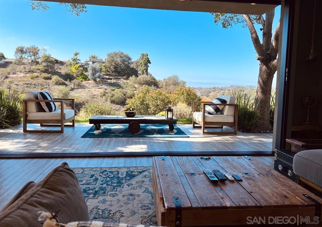 Enjoy breathtaking sunsets from this beautifully furnished 4 Bed / 3.5 Bath open-concept home, complete with a separate modern office unit, tucked away in a peaceful cul-de-sac. Included: Garden maintenance Tesla Solar (reduces/eliminates electric bill) Garage & ample parking Central AC & heating Newer appliances Pet-friendly (fee applies) Security cameras Layout: Top Floor: Master suite & bathroom with balcony, plus two additional bedrooms with a shared bath Main Floor: Second master suite with en-suite bath Separate Private Office unit: Fully equipped workspace with WiFi, seating, and outdoor deck Outdoor Features: Spacious yard with multiple decks and outdoor dining Hot/cold outdoor shower Close to hiking and biking trails Centrally located in San Diego (freeway audible outside). Move-in: First month, last month, and deposit required. Fully furnished Includes gardening services (every 2 weeks). House equipped with Tesla solar. Utilities and internet are paid by the tenant. No smoking. No events (recreational or professional). First mont, last month & deposit due before move in to secure lease.