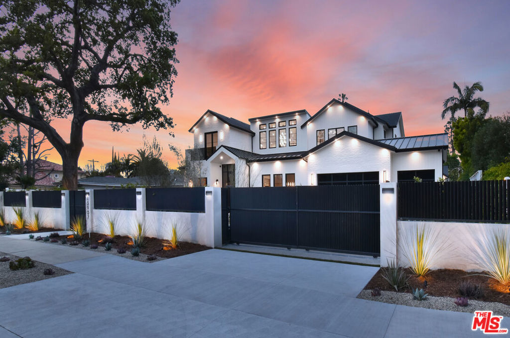 Spectacular Gated New Construction! This luxurious gated estate is located in the coveted Chandler Estates Area of SHERMAN OAKS - a beautiful, well known Estates Tree-Lined Drive. You will be mesmerized by the architectural beauty, magnificent quality finishes and the intricate details in the design of this home, offering the finest living experience with organic, neutral color palettes throughout. This 6-bedroom, 8-bathroom estate features soaring ceilings, earthy wood floors and architecturally bold wall coverings, giving the home a perfect balance of formal spaces while still incorporating a comfortable, welcoming home feel. The grand foyer and expansive layout, makes this home the perfect gathering spot for entertaining family and friends. A large open floor plan generates an inviting indoor/outdoor Southern California resort-like lifestyle featuring; multiple dining & entertaining areas, huge multi-slide doors, beautifully landscaped grounds, fire pit, dual BBQ islands, pool/spa with deck-jets and cabana (which could be used as an office, gym or rec room with bath). The luxurious Master Suite has a large fireplace, 2 private balconies (one covered), separate work out room, incredible walk-in closet complete with island /cabinets, luxurious bathroom accented by stone and wood details, soaking tub and massive glass steam shower. Equipped with everything your heart desires, this home includes a movie theater, separate full bar entertainment room, gourmet chef's kitchen with stainless steel appliances, double ovens, walk-in pantry and much more. Every detail of this home has been meticulously thought-out with exquisite and magnificent quality finishes. Additional amenities include: Control 4 Smart System, Designer brand light fixtures throughout, Detailed Custom carpentry, Wolf Gas Range and Ovens, Sub-Zero Refrigerator / Freezer, Butler pantry, tankless water heaters, amazing landscaping throughout, central-vac system, 3-Car Garage. This once in a lifetime, trophy Estate is truly an awe-inspiring, luxury home that you don't want to miss in a neighborhood filled with amazing local restaurants.