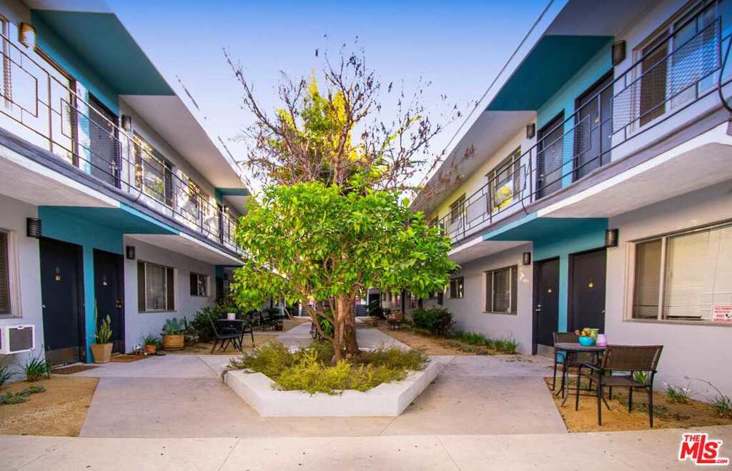 Built in 1958, this garden-style 20-unit apartment complex consists of two structures, totaling 11,888 square feet of improvements and sits on a 13,555 square foot lot, zonedLAC2. There is a very attractive unit mix of one (1) studio/one-bath, one (1) Junior one-bedroom/one-bath and eighteen (18) two-bedroom/one-bath units. There is currently nine (9) vacant units. The property has been tastefully upgraded with13/20 units completely gutted and remodeled, copper pipes, new landscaping, exterior lighting, facade and concrete driveway. The seller has also completed the required seismic retrofitting. There are 6 parking spaces, secured entry and on-site laundry.