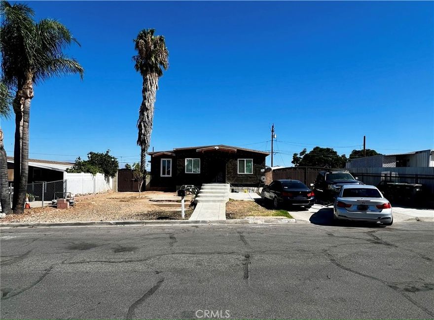 Investors' dream, this is a manufactured home on land in the City of Riverside. This home offers backyard city light views. The property was in the process of being beautifully renovated, but the project was not completed. It’s currently about 80–90% finished and being sold AS-IS, offering the perfect opportunity for investors or handy buyers to add the finishing touches and maximize value. CASH OFFERS ONLY