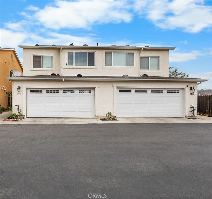 Calling All Veterans! Welcome to This Stunning 4-Bedroom, 3-Bath Santa Clarita Home With Beautiful Views and Exceptional Comfort. This charming  home offers 1,610 sq ft of well-designed living space and blends elegance, comfort, and functionality. Nestled in a tranquil neighborhood, the home exudes warmth and sophistication from the moment you arrive. The main level features a bright and spacious living area, a downstairs bathroom with a shower, and a well-appointed kitchen with granite counters, plentiful cabinetry, and excellent flow for everyday living. Adjacent to the kitchen, the dining area offers an inviting space for gatherings. Upstairs you’ll find four generously sized bedrooms, including a true primary retreat with a walk-in closet and en-suite bathroom featuring dual vanities and a tub-shower combo. The additional bedrooms are equally spacious, and both upstairs bathrooms offer tub-shower combos for added convenience and comfort. Step outside to the serene backyard oasis—complete with a covered patio, amazing view of the valley, and ample space for outdoor dining, relaxing, or hosting summer barbecues. A two-car garage adds storage and convenience. Tile flooring throughout the main living areas enhances both durability and style. Beautiful views, a thoughtful layout, and a peaceful setting make this a home you don’t want to miss.