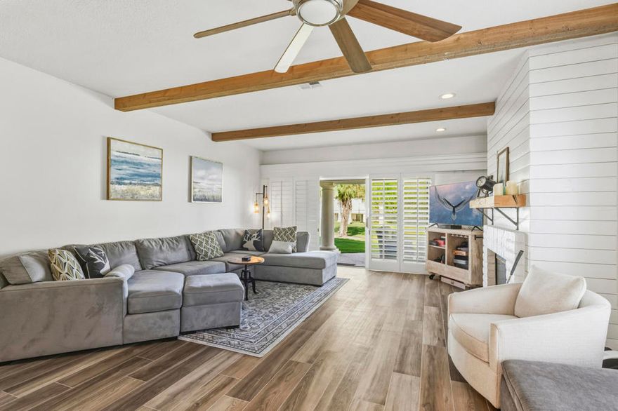 AVAILABLE JANUARY 1--ALSO, AVAILABLE FOR ANNUAL LEASE AT $3600/MONTH!!Gorgeous Best describes this three bedroom, with two master suites & third bedroom -, also used as an office & den, set up two office workstations and a lay flat bed - a catch all room! Top of the line mattresses & flat screens in every room. Great location for year-round living being a lower level, with a northern back patio exposure making your electric bill less costly. Gast stove for the Chefs out there! In prestigious Desert Falls CC.  VIEWS of the snowcapped Mountains -golf course & pool!   Pleasantly located on large greenbelt overlooking a large pool - that looks out to the golf course.Recent, total remodel -lower level -Professionally decorated- Decorator was clearly inspired when remodeling and furnishing this home.  Pet friendly :)Included in your rental is Wi-Fi & Internet, cable, the free use of the Health & Fitness Ctr, wonderful pickle ball & Tennis! and trash. Golfing & dining is available on a pay as you play basis!  Check with Club for Deals! 760.340.5646.Available January 1sst for monthly seasonal or longer term, flexible-