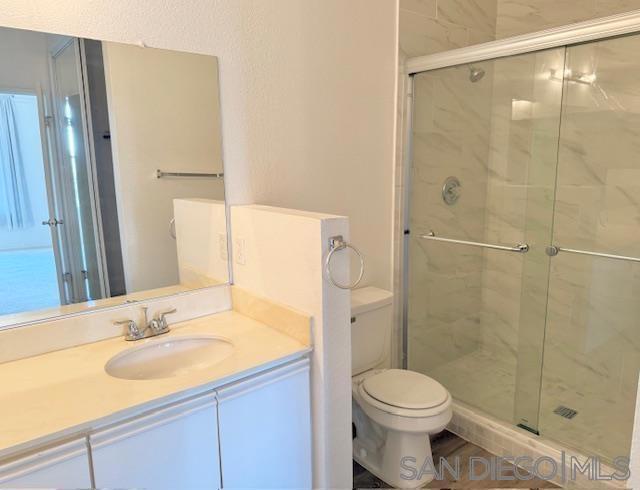 TOP FLOOR | CORNER END UNIT with PANORAMIC VIEWS in the Highly Desirable Hilltop Community of Sabre Springs! In one of the best locations in the complex. This beautifully upgraded, light-filled home offers exceptional privacy and breathtaking views of surrounding hills, mountains, and lush greenery. Enjoy your morning coffee or peaceful enjoyable time in the afternoon on the spacious covered private patio, perfect for relaxing or entertaining. Inside, you'll find a stunning chef’s kitchen featuring upgraded countertops, crisp white cabinetry, and newer appliances. The open-concept living area is both spacious and inviting, with a cozy fireplace and elegant accent features that add warmth and charm. The primary suite is a true retreat, complete with mountain views, dual vanities, two generous closets, and a private ensuite bath. Additional highlights include a full-sized laundry closet, abundant natural light throughout, and modern upgrades. Hilltop is a wonderful community with EV charging stations and ample guest parking. Conveniently located near top-rated schools, parks, shopping, and easy freeway access. This home truly has it all!