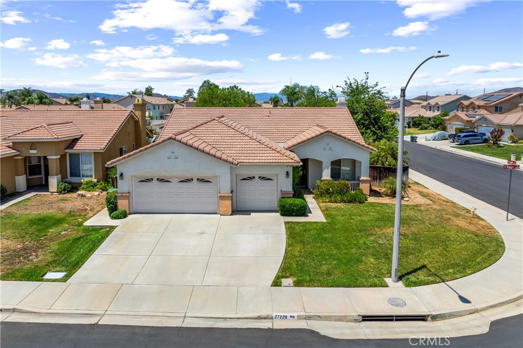 Clean, updated, and move-in ready—this single-story home checks all the boxes and then some. Located on a quiet corner lot, 27228 Kepler St. offers 4 spacious bedrooms, 2 full bathrooms, and an open layout that feels comfortable from the moment you walk in.
Inside, you’ll find all-new luxury vinyl plank flooring, fresh carpet in the bedrooms, and neutral tile throughout high-traffic areas. High ceilings and brand-new window coverings give the space a bright, modern feel, while the freshly painted interior keeps things simple and versatile for any style.
The kitchen opens to the family room, making it easy to stay connected while cooking or entertaining. A fireplace adds warmth and character to the living area, and the indoor laundry room keeps daily tasks convenient.
The private backyard offers a blank canvas for outdoor living, whether you want to relax, garden, or add your personal touch.
You’re close to everything—schools, shopping at Countryside Marketplace, restaurants, and quick freeway access.
If you're looking for a clean, low-maintenance home in a great location, this one is worth a closer look.