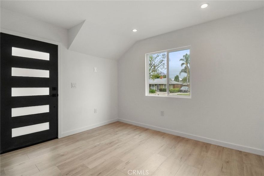 Welcome Home to Modern Comfort and Style Right Here In Northridge!

Step into this beautifully renovated ADU 1-bedroom, 1-bathroom residence offering approximately 500 square feet of thoughtfully designed living space. Every detail has been carefully curated to provide a sleek, contemporary living experience that perfectly blends comfort and functionality.

The home features luxury vinyl flooring throughout, creating a clean, modern aesthetic that’s both durable and easy to maintain. The updated bathroom showcases stylish finishes and modern fixtures, providing a spa-like feel for your daily routine.

In the kitchen, you’ll find stainless steel appliances that complement the modern cabinetry and countertops — ideal for both cooking and entertaining. The open layout allows for seamless flow between the living, dining, and kitchen areas, while ample natural light fills the space, enhancing its bright and welcoming atmosphere.

For added convenience, the unit comes equipped with an in-unit washer and dryer and a refrigerator!