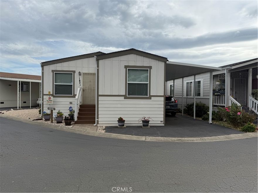 PRICE REDUCTION....SELLER VERY MOTIVATED...Bring your client to see one of the prettiest and newest unit in the complex built in 2020  See this gorgeous corner lot located at the heart of this 55 yr old senior community.  Perfect location within proximity to 880 and 280 freeways.    The master bedroom has plenty of room and has its own full bath. The other bedroom has another full bathroom right outside of it. Laundry room toward the rear, just off the living room. The home is immaculate and well maintained. Centralized Air Condition system.  Near Southland Mall, lots of restaurants, Chabot College. Unit was built in 2020 and current owner maintained and did  some upgrades  such as asphalt driveway; window system, awning and many more.  A must see house. Senior park, buyer must be 55+ and anyone living with them must be at least 18 years old. All buyers must apply with the property manager for approval.  510-783-9500. Has monthly rental for the lot.  One of the owners passed of old age / natural causes...Buyer is advised to  investigate all aspects of the property, and accuracy of  information provided through personal inspection with appropriate professionals to Buyers satisfaction.