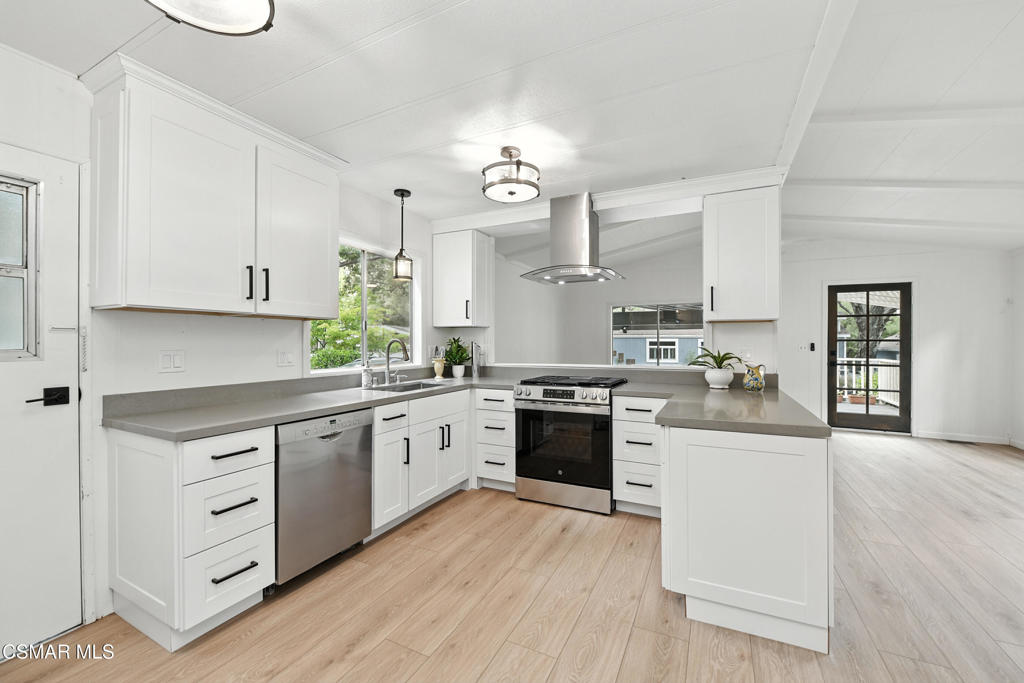 Experience elevated living in this completely remodeled 2-bedroom, 2-bathroom residence at Oak Forest Estates, a gated community in the heart of Westlake Village. Surrounded by mature oak trees and natural beauty, this home feels like a private treehouse retreat while offering modern style and convenience throughout. Inside, every detail has been updated--from the open-concept layout with vaulted ceilings and abundant natural light, to the brand-new kitchen with generous cabinetry and a gas cooktop. The expansive living room serves as the centerpiece of the home, perfect for both everyday relaxation and entertaining. The primary suite offers a spacious walk-in closet and a beautifully upgraded bathroom, while the secondary bedroom and bath are equally refined. A dedicated laundry room with washer and dryer adds functionality, and the covered carport provides side-by-side parking. Unwind on the front deck under the oaks, or take advantage of community amenities including a pool and spa, fitness center, clubhouse, and banquet room. All of this, just around the corner from Westlake Lake, Westlake Athletic Club, Triunfo Creek Park, scenic hiking trails, and the area's best dining and shopping. A rare opportunity to lease a home that blends nature, privacy, and a brand-new renovation--ready for you to move in and enjoy.