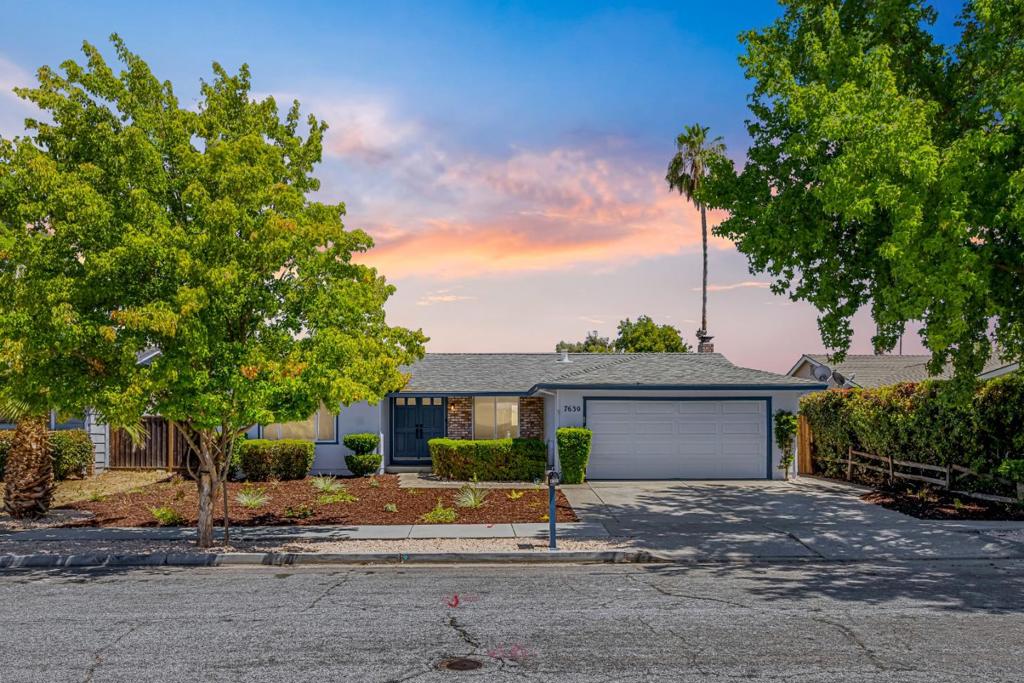 Tucked away on quiet El Roble Ct, and situated centrally to all the great amenities of Gilroy, this refreshed 4-bedroom, 2-bath home offers comfort, convenience, and potential. Enjoy peace of mind with all-new systems, including new heating & cooling HVAC system for year-round climate control, new 50-gallon water heater, and brand-new GE stainless steel appliances. Fresh interior and exterior paint, plus new carpet throughout, make this home truly turn-key. The spacious backyard is a blank canvas - perfect for entertaining, gardening, or adding a pool or ADU. A 2-car garage adds storage and functionality. Move-in ready and ideally located in one of Gilroy's most desirable neighborhoods!