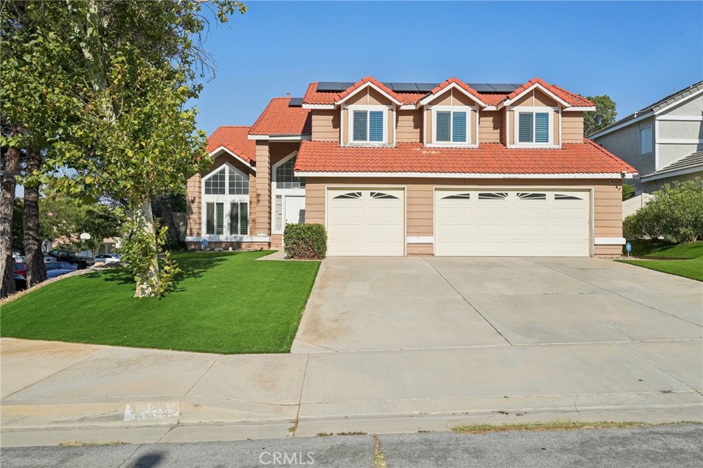Stunning Upgraded Home in the Heart of Rancho Vista!
Welcome to this immaculate 4-bedroom, 3-bathroom home perfectly situated in the highly desirable Rancho Vista community. Thoughtfully upgraded throughout, this residence features beautiful granite and marble countertops and tile flooring throughout the first level. The remodeled kitchen boasts stainless steel appliances and energy-efficient windows, seamlessly flowing into a cozy family room with a charming fireplace.
Enjoy formal living and dining spaces ideal for entertaining, while each bedroom includes ceiling fans for added comfort. The spacious master suite features its own fireplace, a walk-in closet, and a luxurious ensuite bathroom with a remodeled separate shower and soaking tub.
Additional highlights include plantation shutters, a lush turf backyard with new vinyl fencing, a paid-off solar panel system for energy savings, and a 3-car garage.
Located in the Westside School District, this home is within walking distance to Marie Kerr Park and the Palmdale Amphitheater, and just minutes from shopping, the mall, dining, entertainment, and freeway access.
This move-in ready home truly has it all — a must see!