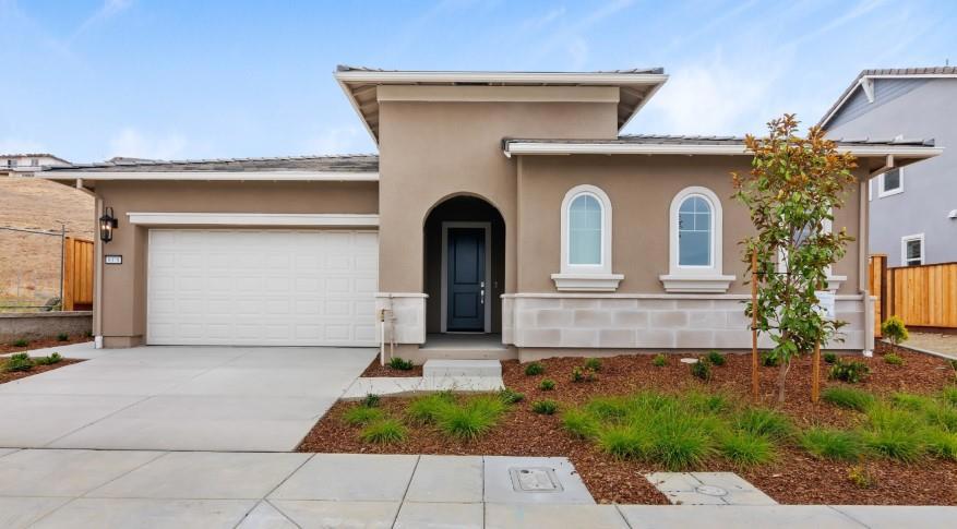 Meet Cascade - our beautiful hilltop neighborhood near the Carquinez Strait. This is the final neighborhood of new homes completing the established Waterstone neighborhood and your final chance to join this vibrant community. Photos are renderings of Plan 1C, homesite 4 and are for illustrative purposes and not representative of actual homesite. Plan 1 is a beautiful single level home with 3 bedrooms, a flex space and 2 baths. Open entertaining areas connect to outdoor spaces. Primary bathroom features a soaking tub and separate shower to create a private spa-like destination in the comfort of your home.