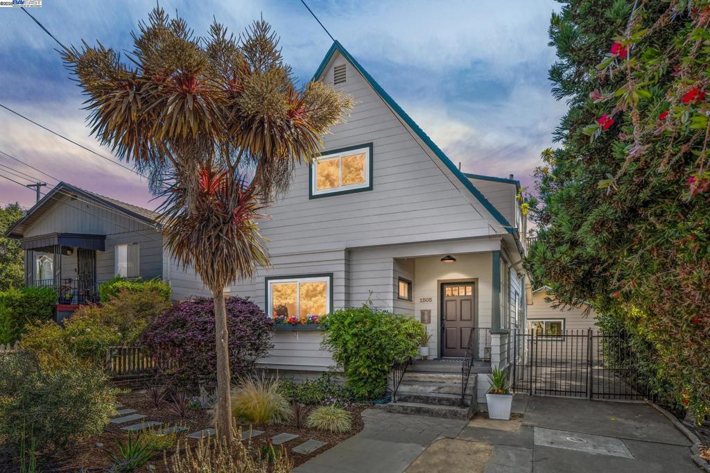 Charm, character, and exquisite North Berkeley living await in this upgraded 3BD/3BA Cape Cod-inspired home with a modern full service studio ADU in the back. A green gabled roof and English garden welcome you to the 1562 SQFT home which lives large because of its spacious and flexible living areas. Two sunny, large rooms - each featuring fireplaces, hardwood floors, and picture windows - make for multiple possibilities for living, dining, or working from home. The renovated kitchen is roomy with a breakfast nook, walk-in pantry, stylish cabinets and counters, Viking stovetop, farmhouse sink, plus a convenient laundry room off to the side. Upstairs find two bedrooms tucked away for privacy and quiet, both with large closets and built-in storage. A new full bath with chic tiling completes the floor. Downstairs another new bath has been added near a small work area. Step outside to the wonderful patio canopied by mature landscaping where you can entertain or relax. The free-standing 395 SQFT ADU is also flexible, ready as a rental unit with a small kitchen, full bath, and AC, or as a potential office or workspace. The long driveway provides ample off-street parking, and BART is nearby. Ideally located, with world-class dining, shopping, parks, & UC Berkeley just down the road.