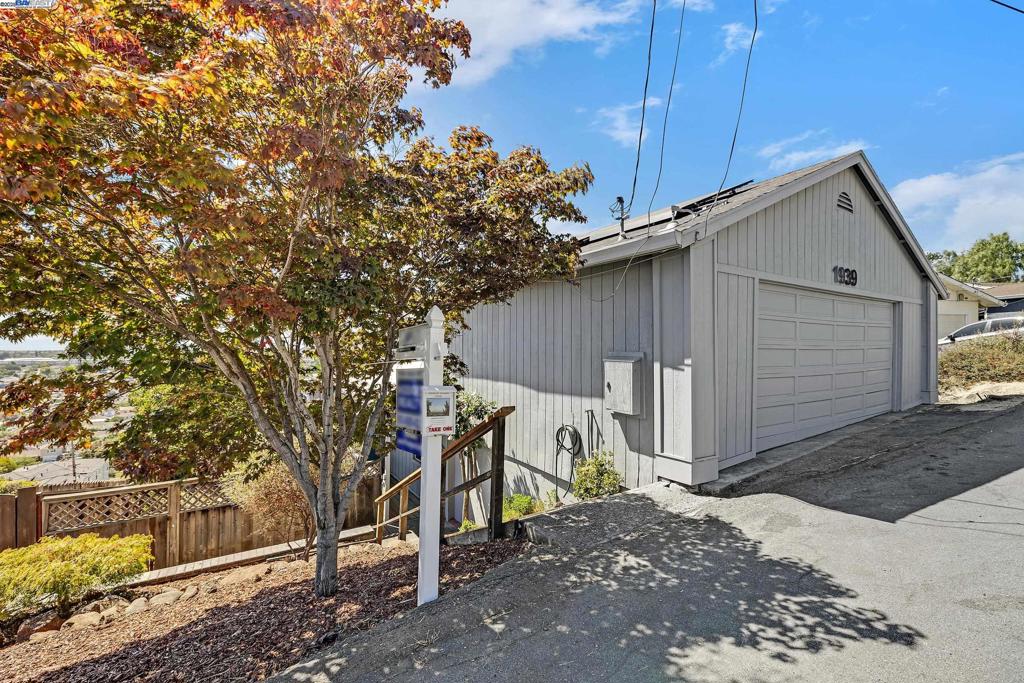 Come check out the Gorgeous Bay View from the two decks. There are also 2 patio areas -- a great home for entertaining. 2 bdrms, 2 baths, 2 car garage home in Hillcrest Knolls. Home has updated kitchen with SS appliances. Updated baths--one on each level. There are also 2 fireplaces--one on each level. Utility room has washer & dryer. Fresh paint interior & exterior. Solar is leased. Garage does not have interior access into home. Lots of possibilities for this property. All Reports/Disclosures available. Owner prefers 'as-is' sale.