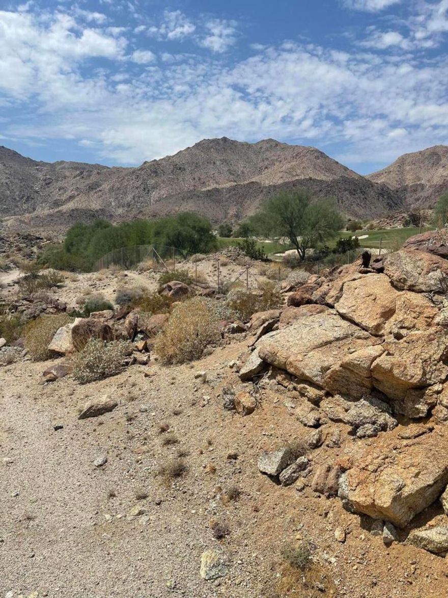 Sellers motivated. Bring all Offers. Priced recently reduced . Opportunity to own 3.18 acres behind the Guarded Gates of Stone Eagle Country Club The Property runs adjacent to the Stone Eagle Golf Course in the desirable South Palm Desert Cahuilla Hills Just 1.7 miles from El Paseo and 15 minutes from Palm Springs. The area is surrounded by high end luxury communities such as Big Horn CC, Ironstone CC and The Reserve. It is located within the  Santa Rosa and San Jacinto Mountains National Monument and surrounded by thousands of acres of protected land.  The views nearby and down Valley are jaw dropping .A very unique Property . At this low Sale Price the Buyer could afford to build and develop the Property of their dreams. Buyer to do all their own investigations and improvements. Sold as is raw land.