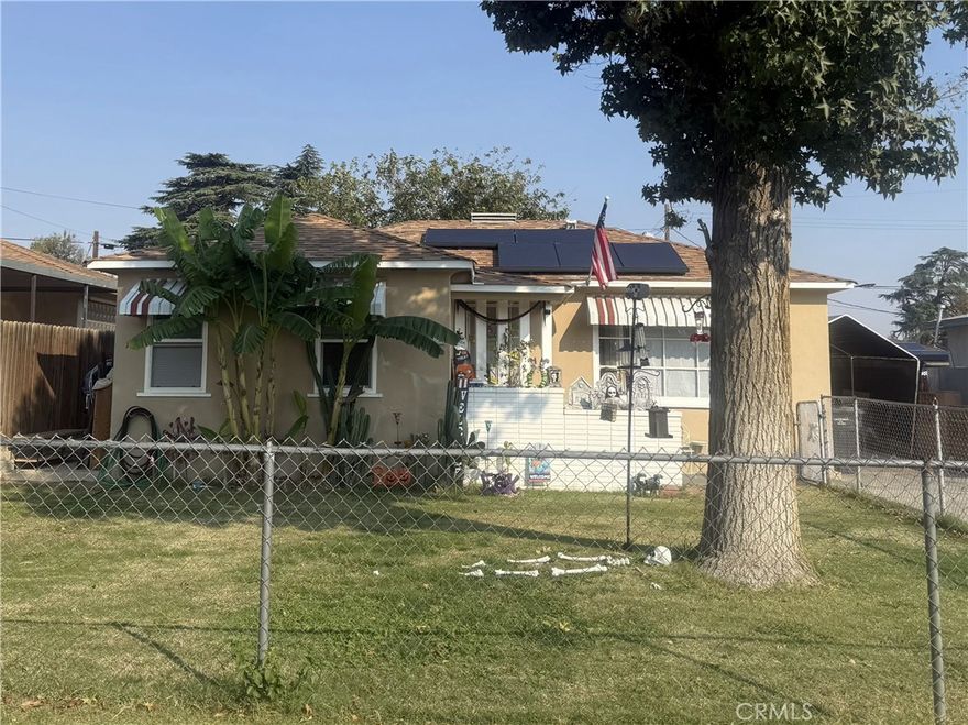 Great opportunity for an investment - well taken care of 3 bedroom 1 bath home; with huge backyard to build an ADU; property is zoned R2.  Gated front  yard makes it safe for kids to play.  Conveniently located near college, schools and shopping center.