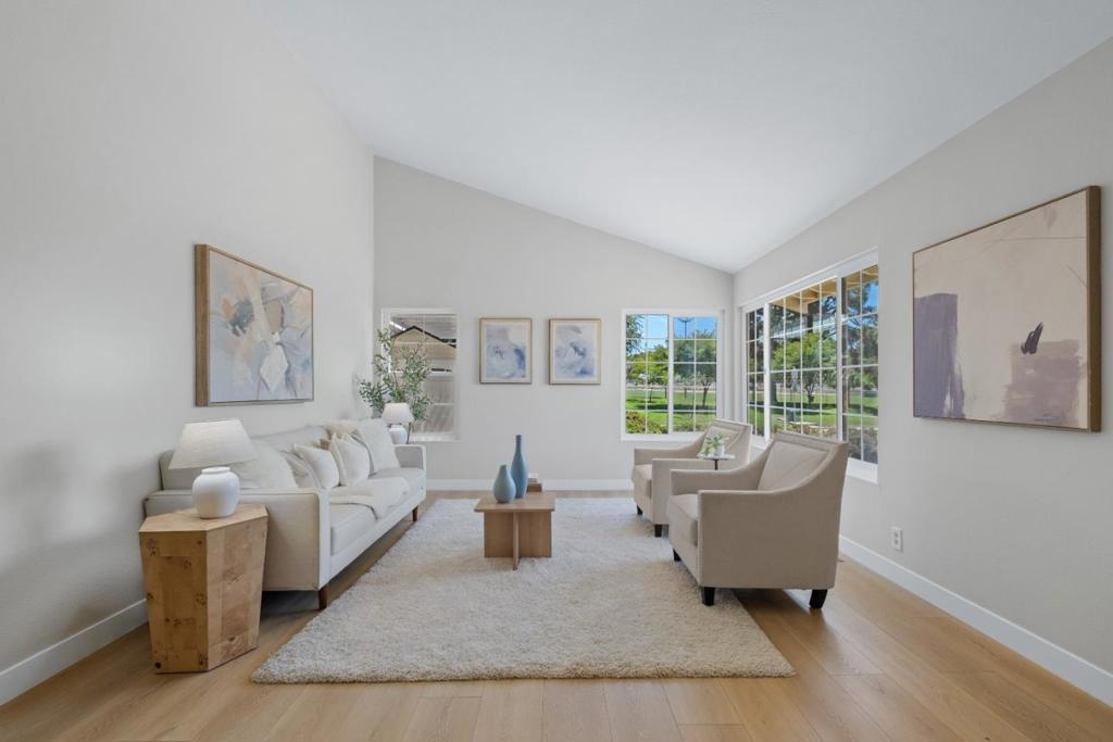 *Tucked away in one of Milpitas most desirable enclaves, this charming corner-lot single-family home blends elegance, comfort, and functionality. A dramatic high-ceiling entry welcomes you into sun-drenched living spaces filled with natural light and a sense of airy openness.*The sprawling backyard, adorned with mature fruit trees, offers endless potential for entertaining, gardening, or simply unwinding in the California sunshine. Steps from Cardoza Park, Milpitas State Park, and nearby sports and recreation areas.*Freshly painted throughout with brand-new flooring and updated bathrooms, the home features newly installed double-pane windows, a spacious living room, a separate family room with a cozy fireplace, and an open kitchen with ample cabinetry that flows seamlessly into the backyard. With four well-sized bedrooms and a 2-car side-by-side garage. *Located near some of Milpitas top-rated schools, including William Burnett Elementary (9/10), Thomas Russell Middle (10/10), and Milpitas High School (9/10), according to GreatSchools, this area is ideal for those prioritizing education and convenience. Minutes from grocery stores, shopping, dining, and public transit, with easy access to the Milpitas Sports Center and highways 237, 680, and 880.