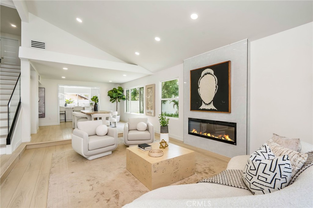 Nestled on a quiet street in the highly sought after Emerald Isle neighborhood of Glendale. A mature and inviting landscape design lends to the gorgeous curb appeal aesthetic of this property. Situated on an over 9,000 square foot lot, this captivating beautifully remodeled 2-story home offers a perfect blend of modern amenities and detailed craftsmanship. Featuring 2,560 square feet of living space, 4 bedrooms and 3 bathrooms.
The brand-new kitchen features sleek quartz countertops, new appliances, and a window overlooking the landscaped backyard, seamlessly opening to the den with a wet bar—perfect for entertaining. A spacious first-floor bedroom and full bath provide privacy and convenience for guests or family.
Upstairs, the primary suite is a true retreat, boasting a large closet and an en-suite bathroom with double sinks. Peekaboo views from every upper-level room enhance the home’s airy feel, while a brand-new modern staircase with glass accents adds a touch of sophistication. With new flooring, remodeled bathrooms, an upgraded garage door, new roof, and fresh landscaping throughout the spacious yard, this home is truly move-in ready.
Located in a quiet, upscale neighborhood with award winning and highly coveted private and public schools nearby. Close to The Glendale Sports Complex, hiking trails, Cherry Canyon and Emerald Isle Parks.