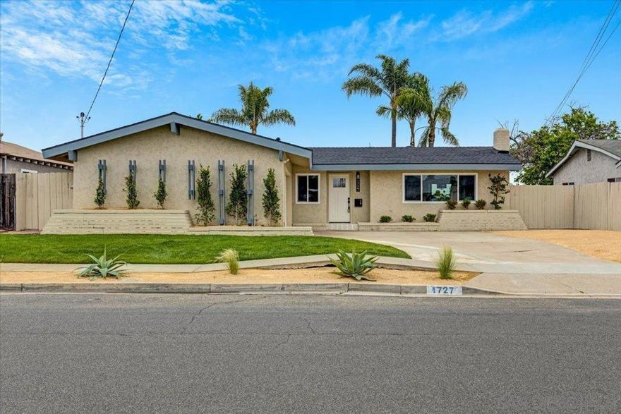 3 bed, 2 bath single-story home