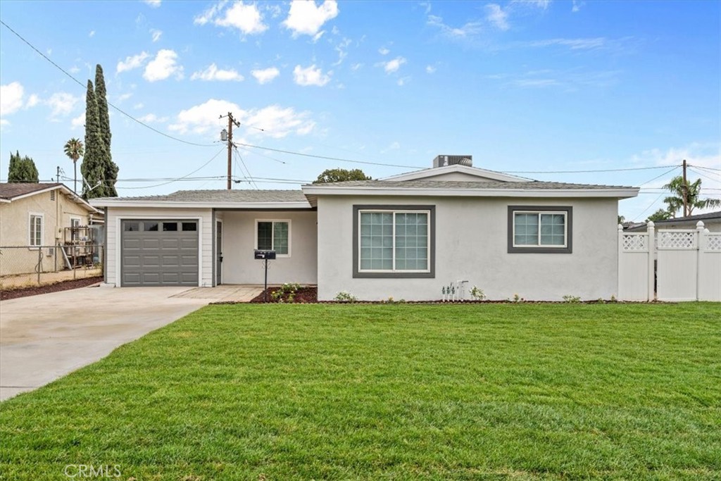Welcome to this beautiful remodeled single story in Rialto. Home is Remodeled with all new interior and exterior paint, new wood look spc flooring. Remodeled kitchen with new quartz counters, new appliances. Bathrooms have been remodeled as well. The front yard has brand new sod. No HOA and a low tax rate. Hurry before this one is gone!!