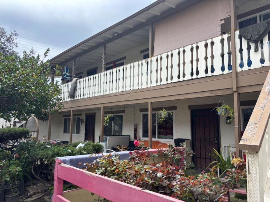 Unit 2 is remodeled. Please do not disturb tenants. Offer subject to inspection only! Great investing opportunity in a fourplex located in the heart of Sunnyvale. Easy access to Wolfe Rd, EL Camino Real, and Sunnyvale Caltrain station. All four units are 2BR/1BA with the living apace around 832 sqft and rented for $2500/month. Minutes to Downtown Sunnyvale, Caltrains, Parks, Library, Costco, and Sunnyvale's Apple Campus!