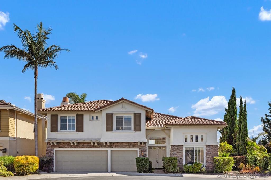 Gorgeous luxury home sits high in exclusive, desirable and private GATED Ridgegate community boasting one of a kind views of the La Jolla hills + SOLAR. Step into the foyer w/ its soaring ceilings & the abundant windows in the LR/DR spaces.Gleaming Brazilian walnut flooring flows throughout the main floor. Euro-style kitchen offers plenty of counterspace/SS appliances. 4 Bds + Loft.Renovated MBA w/ Contemporary fixtures and roman tub.Relax & entertain outside in the private, fenced yard with cement patio.Step outside and discover a private CUL-DE-SAC setting with delightful outdoor areas & panoramic city lights + mountain views from multiple locations offering unparalleled Southern California lifestyle! Enter the community through a secure gated entry and enjoy ample amenities including pool, spa, playground, dog park, sports court, and clubhouse w/kitchen. Its prime location atop Mt. Soledad provides convenient access in and out of La Jolla, close proximity to freeways!Hurry this wont last! Gorgeous luxury home sits high in exclusive, desirable and private GATED Ridgegate community boasting one of a kind views of the La Jolla hills. Step into the foyer w/ its soaring ceilings & the abundant windows in the LR/DR spaces.Gleaming Brazilian walnut flooring flows throughout the main floor. Euro-style kitchen offers plenty of counterspace/SS appliances. 4 Bds + Loft.Renovated MBA w/ Contemporary fixtures and roman tub.Relax & entertain outside in the private, fenced yard with cement patio.Step outside and discover a private CUL-DE-SAC setting with delightful outdoor areas & panoramic city lights + mountain views from multiple locations offering unparalleled Southern California lifestyle! Enter the community through a secure gated entry and enjoy ample amenities including pool, spa, playground, dog park, sports court, and clubhouse w/kitchen. Its prime location atop Mt. Soledad provides convenient access in and out of La Jolla, close proximity to freeways!Hurry this wont last!