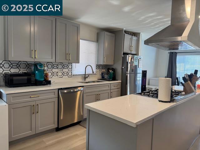 Space 30E; This stunning 4-bedroom, 2-bathroom home! This home offers an inviting open layout, perfect for families or entertaining. The beautifully updated kitchen boasts sleek gray cabinetry, elegant quartz countertops, and a bold backsplash, and a walk-in pantry. A spacious island with a built-in gas cooktop/oven and a statement stainless steel hood adds style and functionality, making it the heart of the home. The adjacent living area provides plenty of space for relaxation and fun, featuring recessed lighting, natural light from large windows, and ample room for seating and activities. The rear yard is spacious and private as there are no rear neighbors. This home is move-in ready. >>>NOTE: SELLER IS HIGHLY MOTIVATED TO SELL.<<< Fireplaces: NO