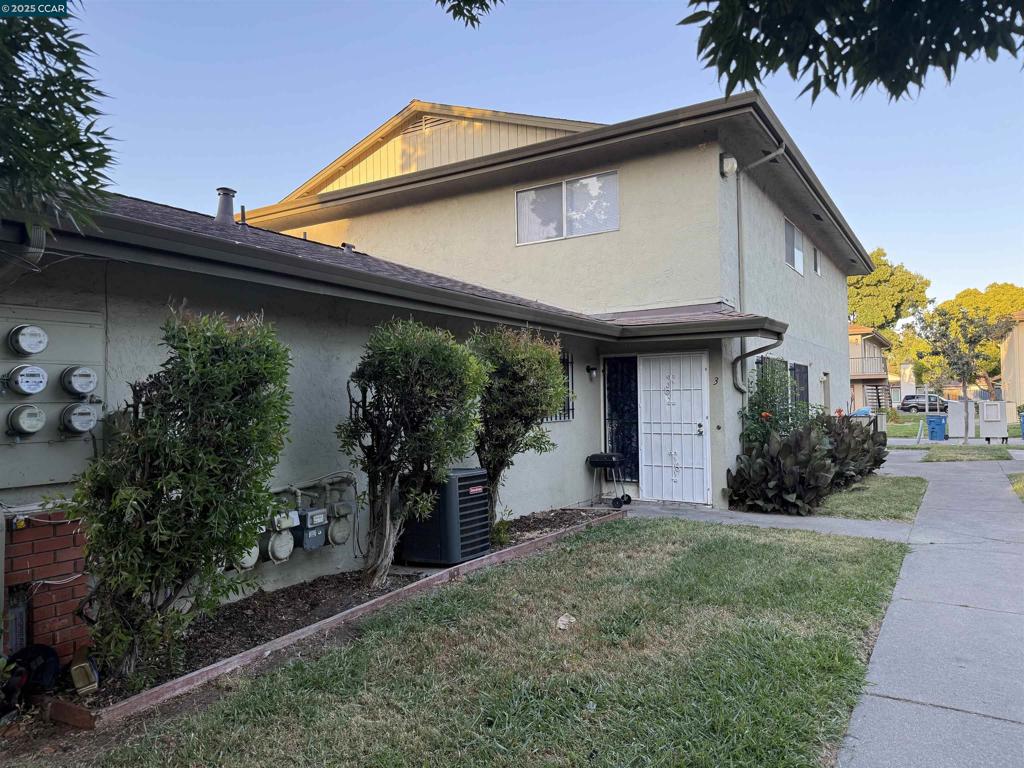 Excellent opportunity for Investors or an affordable great starter home for a First-Time homebuyer. This 2 bedroom and 1 bath offers kitchen granite counters, tile flooring on 1st level and laminate flooring in rooms on 2nd level. Has central heating and air conditioning. Contra Loma Estates HOA includes landscape, water, garbage, pool, security guards and a community center. Has a shared garage in back along with an individual storage room. Located close to public transportation, schools, Highway 4, the Antioch Bart extension, and the Century Plaza shopping center.