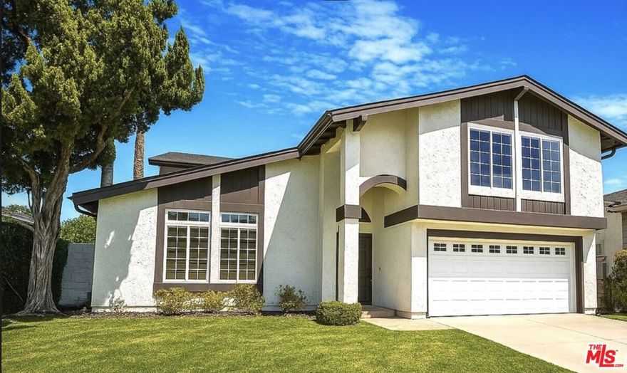 This stunning Calabasas home is set on a peaceful Malibu Canyon cul-de-sac with serene hillside views and a true sense of community. Offering 4 bedrooms, 3 bathrooms, plus a spacious den, it perfectly blends timeless elegance with modern comfort. The double-height living room with fireplace and formal dining opens to a tranquil side Zen garden, while soaring ceilings, recessed lighting, and abundant natural light create an open, airy feel throughout. The chef's kitchen features rich wood cabinetry, granite countertops, and premium Thermador and Miele appliances, flowing into a family room overlooking the backyard with pool, jacuzzi, and lush green hill views. The main level also includes a guest bedroom with full bath, a laundry room with high-end washer and dryer, and direct access to the 2-car garage. Upstairs, the primary suite with great views impresses with vaulted ceilings, dual closets, and a spa-like bath, complemented by two additional bedrooms and a flexible den/bonus room. Outdoors, the backyard is an entertainer's dream with built-in BBQ, wraparound patio, mature landscaping, and tranquil hillside vistas. Just minutes from Gates Canyon Park, Erewhon Market, Trader Joe's, and premier Calabasas shopping and dining  all within the highly sought-after, award-winning Las Virgenes Unified School District  this home offers a perfect combination of comfort, convenience, and natural beauty.