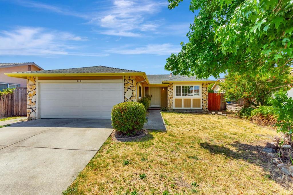 Beautiful and bright home nestled in a quiet cul-de-sac, featuring 3 bedrooms, 2 bathrooms, vaulted ceilings, and a newly upgraded kitchen with Quartz countertops, a new stove, and a new dishwasher. The home also offers fresh interior paint, laminate and tile flooring, and a flexible space that can serve as a 4th bedroom, den, or office. Conveniently located just minutes from freeways 29, 37, and 80, as well as the Vallejo Ferry, Six Flags, dining, shopping, and Napa Valley. Move-in ready in a coveted neighborhood this home is perfect as a starter home, income property, or retirement retreat. Dont miss this opportunity!