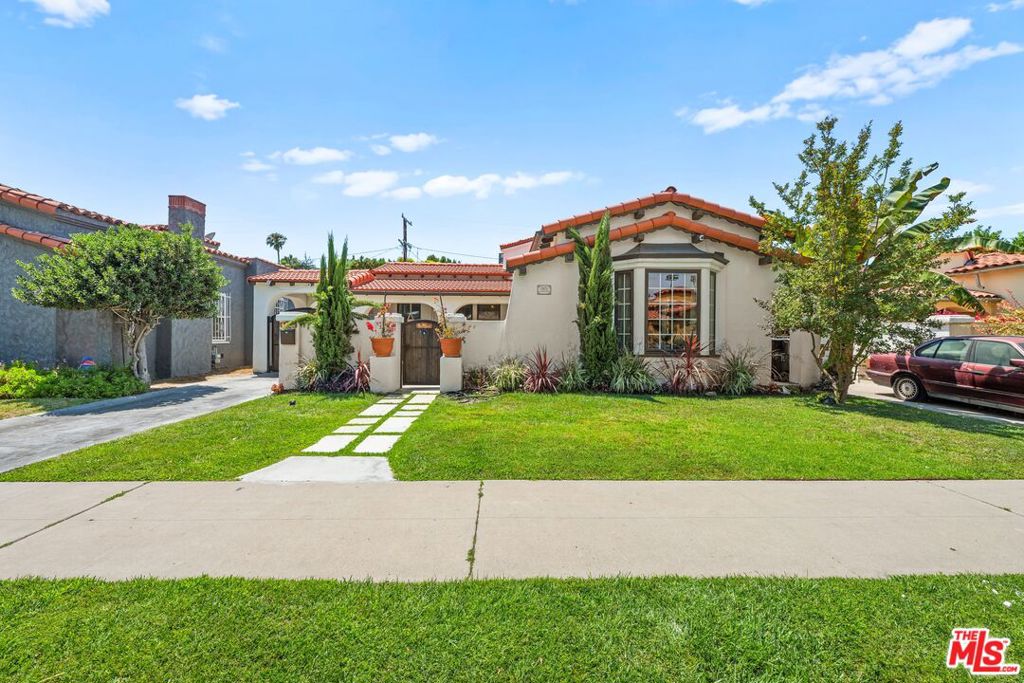 Welcome to a stunning, fully renovated, Spanish-style residence located in Leimert Park, blending timeless charm with modern amenities. Step through the private gated entry into a serene courtyard with a fireplace and sitting area. Inside, the home's bright and airy floor plan showcases a modern chef's kitchen, three bedrooms, three designer bathrooms, engineered wood flooring, and stylish finishes throughout. Additional features include central ac and heat, Ring camera system with full perimeter coverage, and a completely fenced and gated property for privacy and security. Outdoors, you'll find a boho-inspired patio and a custom outdoor barbecue kitchen with a huge island, ideal for entertaining. For eco-conscious living, enjoy the convenience of a Tesla charger and a whole-home water filtration system with reverse osmosis drinking water in the kitchen. Additionally, the property has a detached 1 bedroom, 1 bath accessory dwelling unit great for multi-generational families or in-laws that could be leased separately at a discounted rate if the tenant chooses. Available Now! Schedule Your Showing Today!